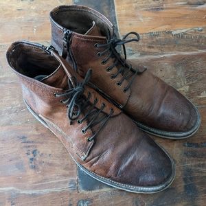 Men's Italian leather dress boots